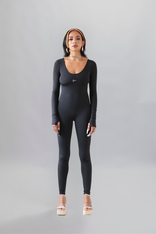 Catsuit Longo Preto Agomide