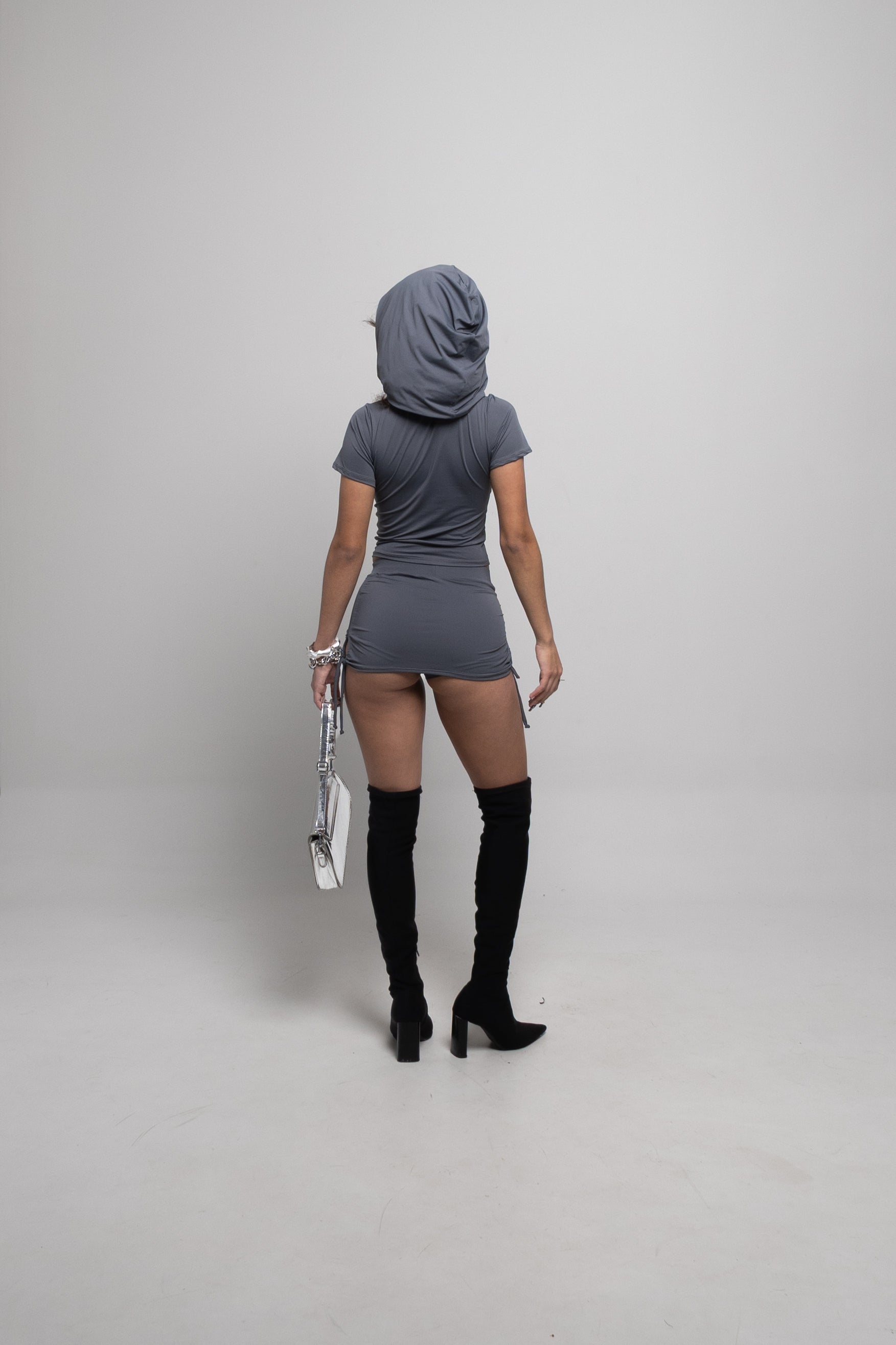 Short Saia Franzida Agomide