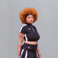 Camiseta Feminina de Manga Curta com Ziper Agomide - Loja Online Agomide