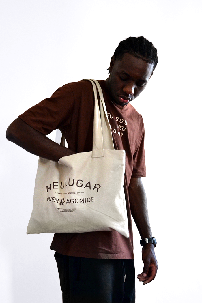 Eco Bag Off White Meu Lugar AGOMIDE +QUEMBH