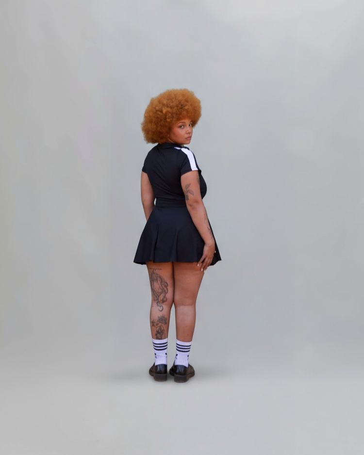 Vestido Rodado Preto com Ziper Agomide - Loja Online Agomide