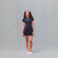 Vestido Rodado Preto com Ziper Agomide - Loja Online Agomide
