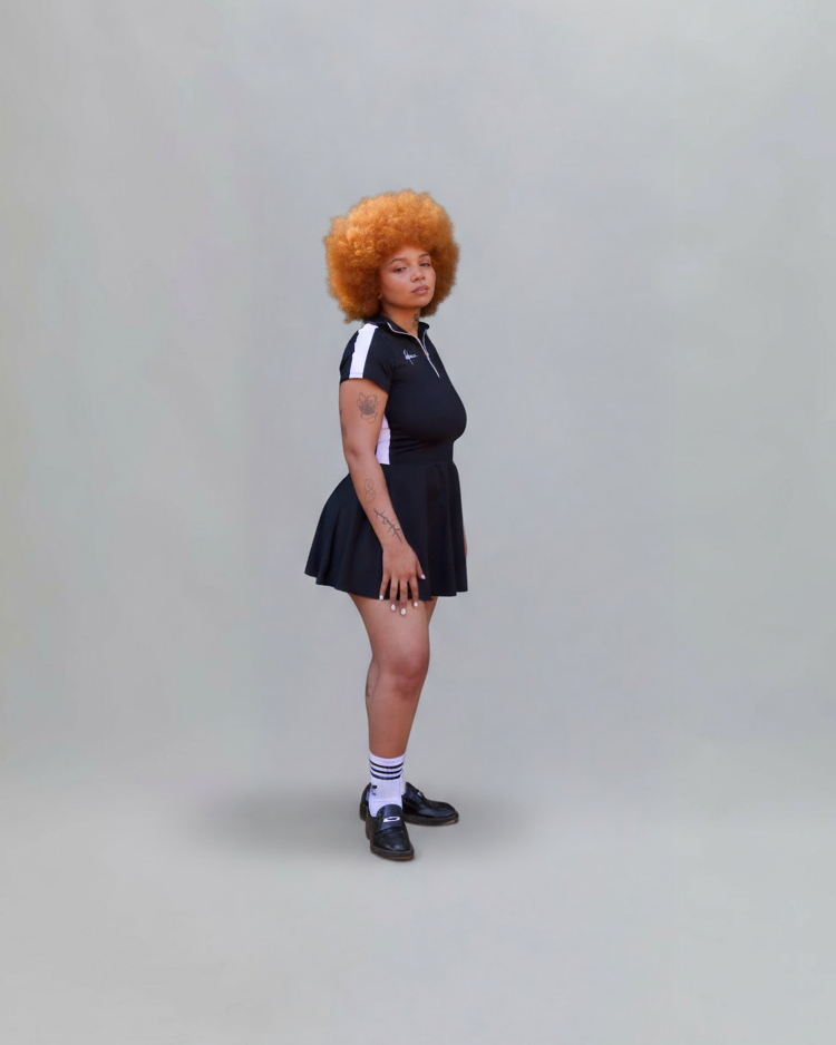 Vestido Rodado Preto com Ziper Agomide - Loja Online Agomide