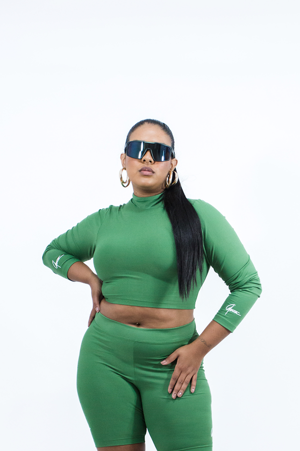 Top Gola Alta Verde Agomide 