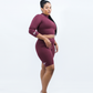 Short Biker Vermelho Agomide 