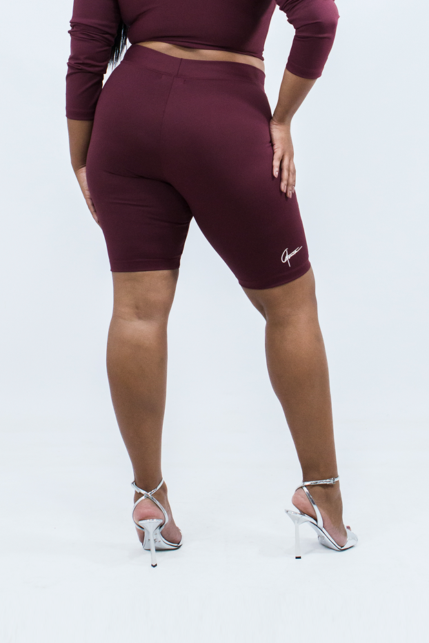 Short Biker Vermelho Agomide 