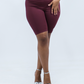Short Biker Vermelho Agomide 