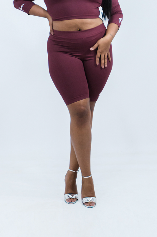Short Biker Vermelho Agomide 
