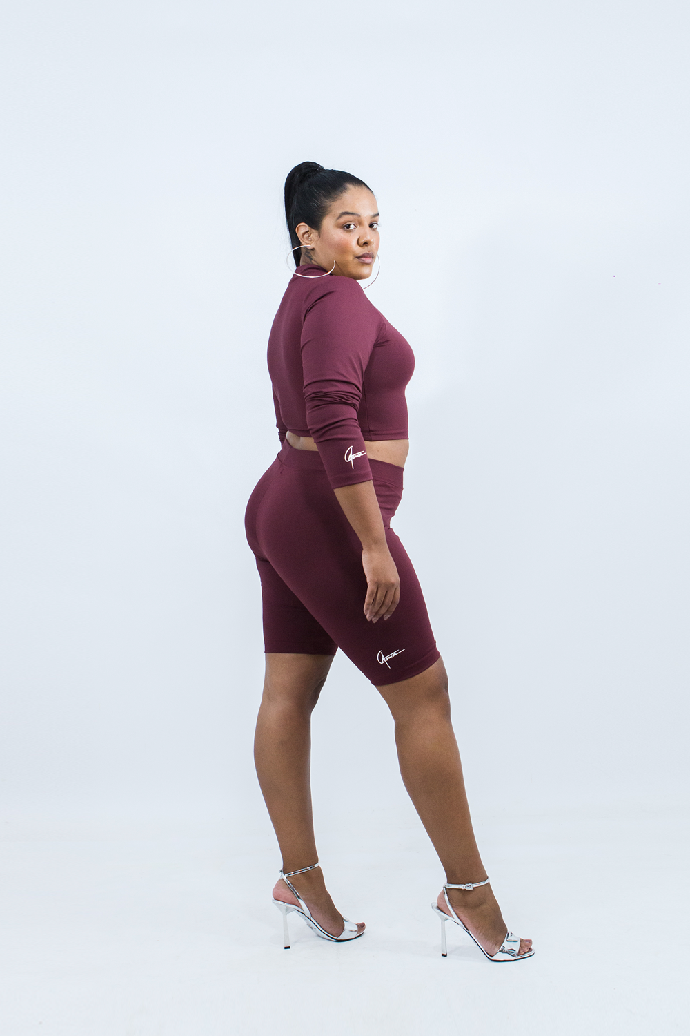 Short Biker Vermelho Agomide 